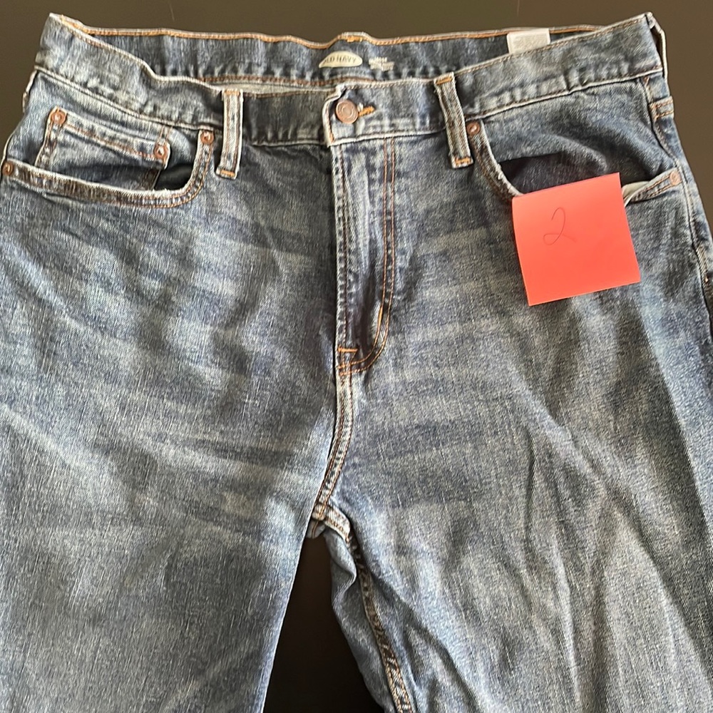 Old Navy mens Loose Flex jeans 36x32 EUC!! Bundle jeans together and save!